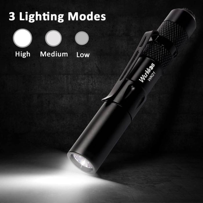 Фонарь Wurkkos WK01 Penlight, черный  