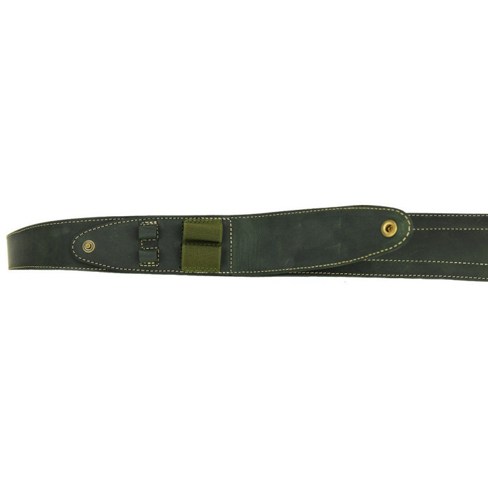 Ремень для ружья Artipel кожаный с патронташем, Green (BR05G)  