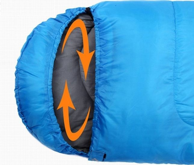 Спальный мешок KingCamp Oasis 300 (KS3151), синий, правый  