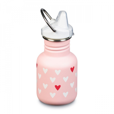 Бутылка для воды Kid Kanteen Classic Sippy Cap Millennial Hearts Matt 355 мл