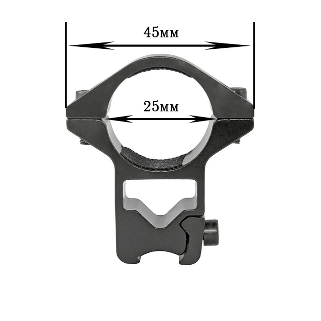 Крепление на оружие для фонаря 25 GZ (планка Вивера 10 мм)