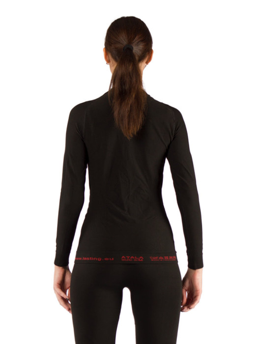 Футболка женская Lasting Atala, черная, XXS/XS  