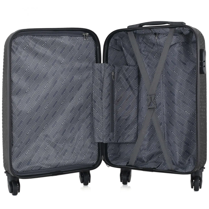 Чемодан Semi Line 20" (S) Black (T5580-2)  