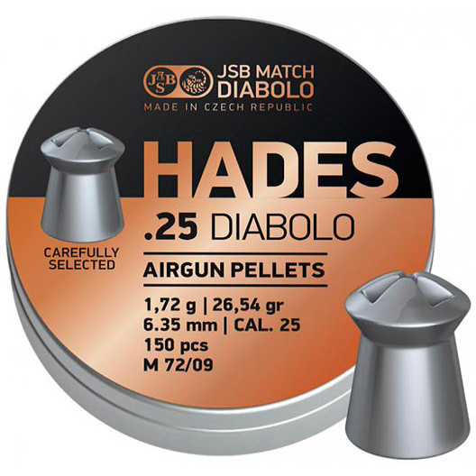 Пули пневматические JSB Hades 6,35 mm (546291-150) 