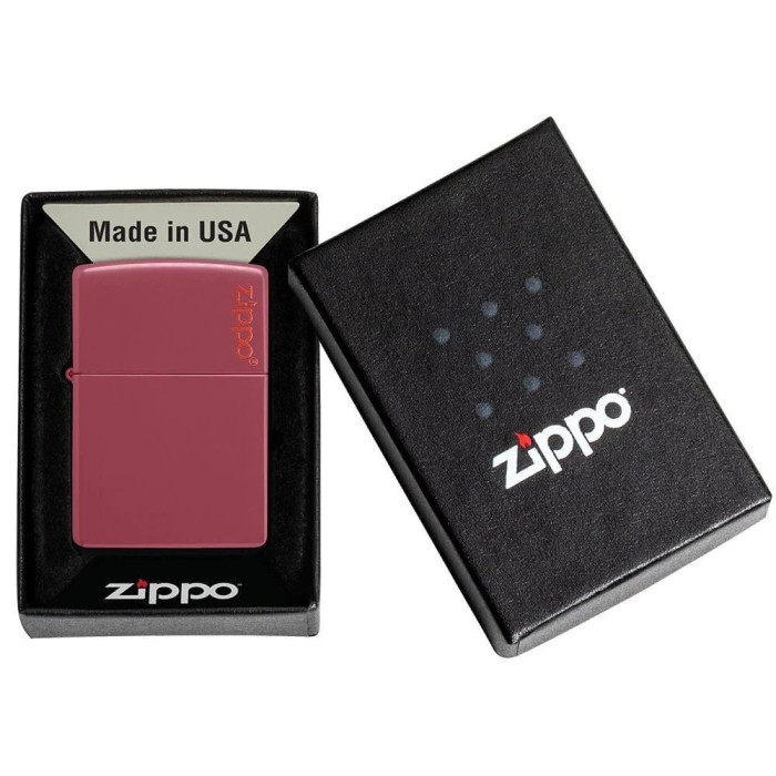 Зажигалка Zippo Red Brick Zippo Logo 49844 ZL  