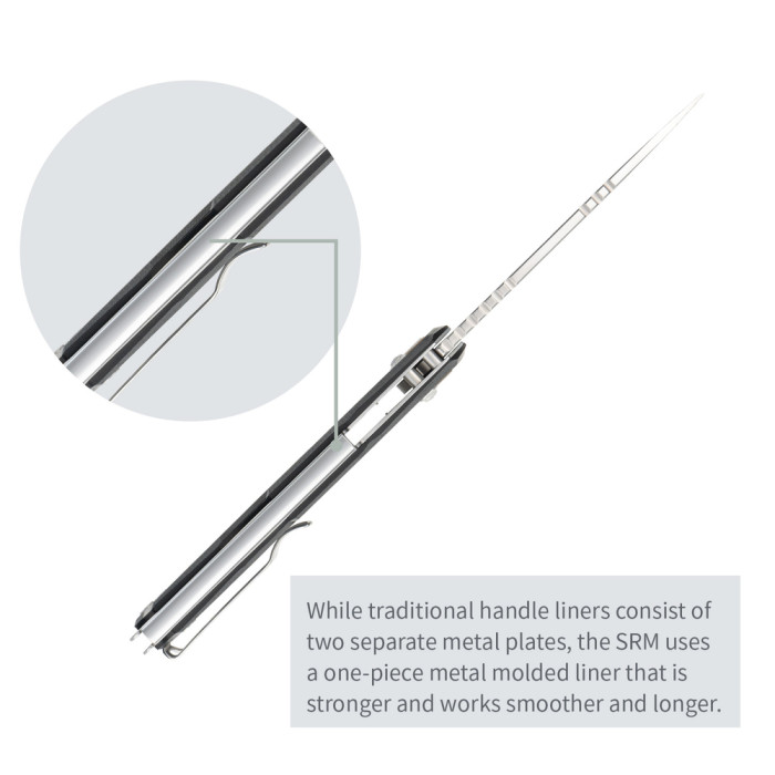 Нож складной SRM 239X-GB, черный  