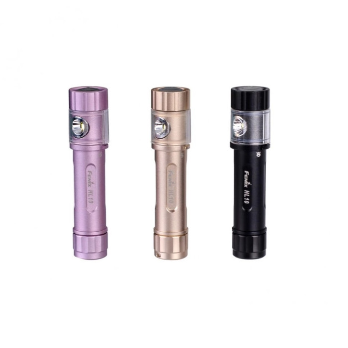 Налобный фонарь Fenix HL10, розовый  