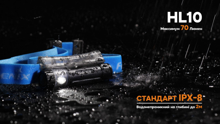 Налобный фонарь Fenix HL10, розовый  