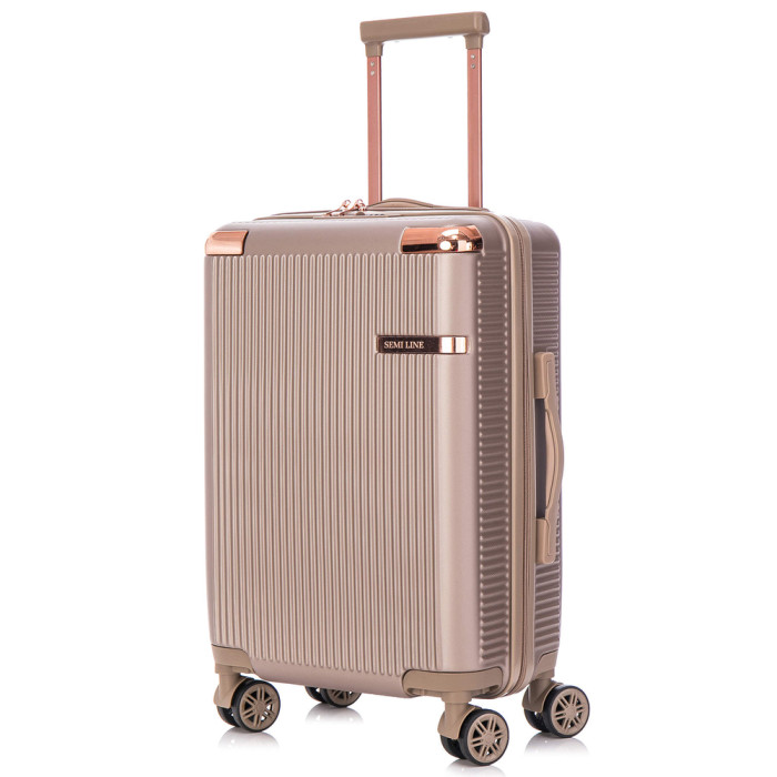 Чемодан Semi Line 20" (S) Champagne (T5666-3)  
