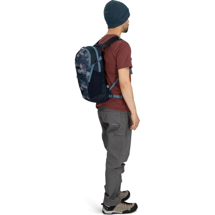 Рюкзак Osprey Daylite Plus palm foliage print - O/S - синий  