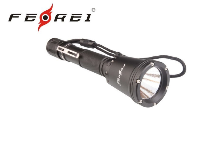 Фонарь для дайвинга Ferei W158 (холодный свет 5500K)  