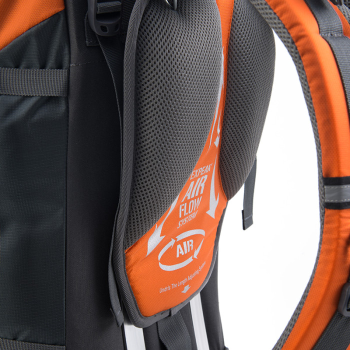 Рюкзак туристический Naturehike NH70B070-B, 70 л + 5 л, голубо-серый  