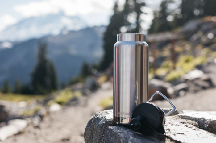 Термос Klean Kanteen TKWide Chug Cap 946 мл - серый  