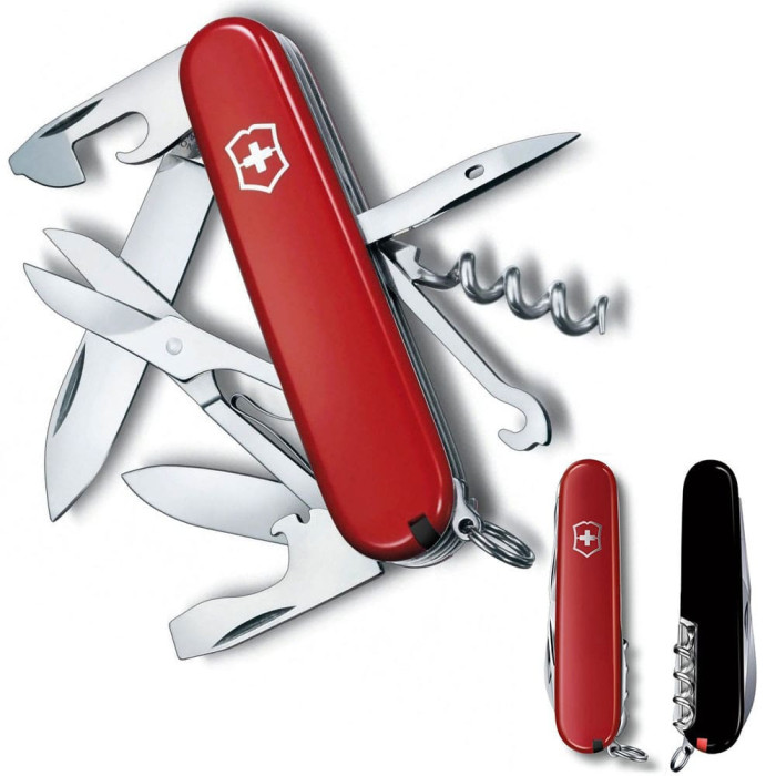 Нож Victorinox Climber Ukraine 91мм/14функ/кр-черный  