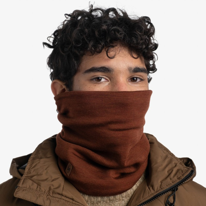 Шарф-труба Buff Heavyweight Merino Wool solid senna  