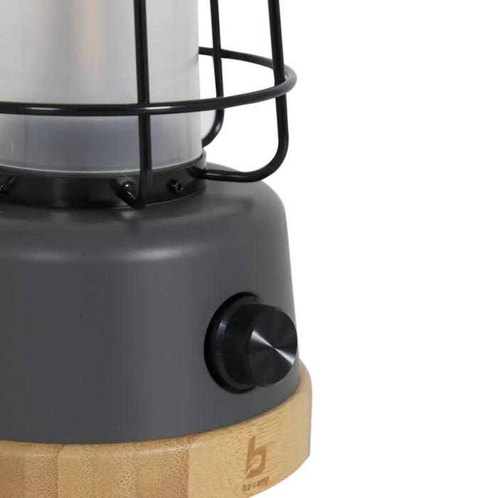 Фонарь кемпинговый Bo-Camp Harlington Rechargable Dimming 370 Lumen Bamboo-Grey (5818921)  
