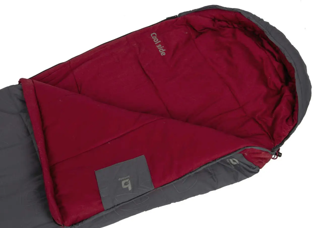 Спальный мешок Bo-Camp Uda Cool/Warm Golden -10° красный/серый (3605898)  