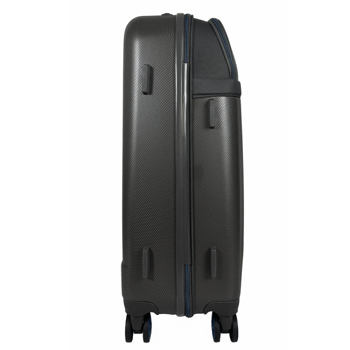 Чемодан Semi Line 24" (M) Dark Brown/Blue Line (T5736-2)  