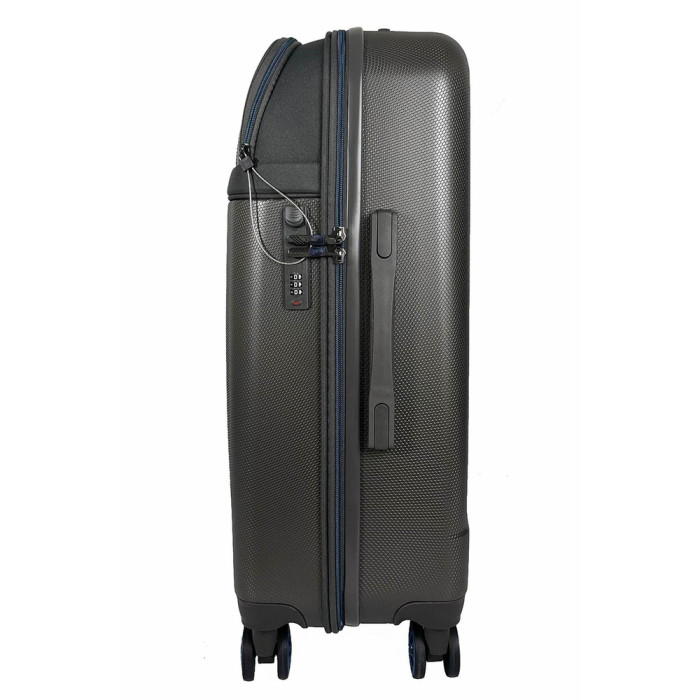 Чемодан Semi Line 24" (M) Dark Brown/Blue Line (T5736-2)  
