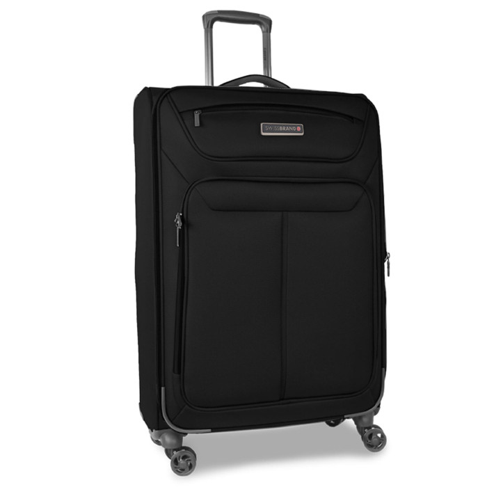 Чемодан Swissbrand Austria (L) Black (SWB_LEAUS001L) 