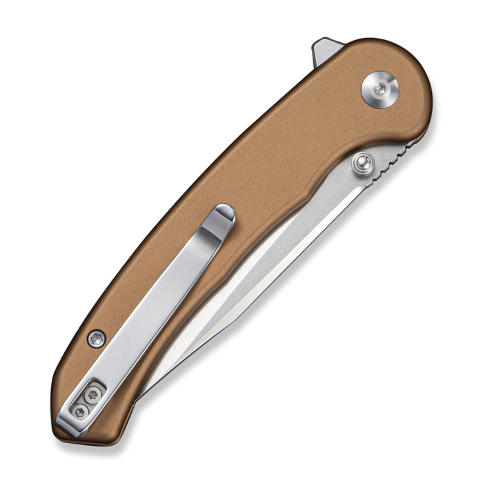 Нож складной туристический Sencut Ingot (8.2 см) D2 / Aluminum коричневый  