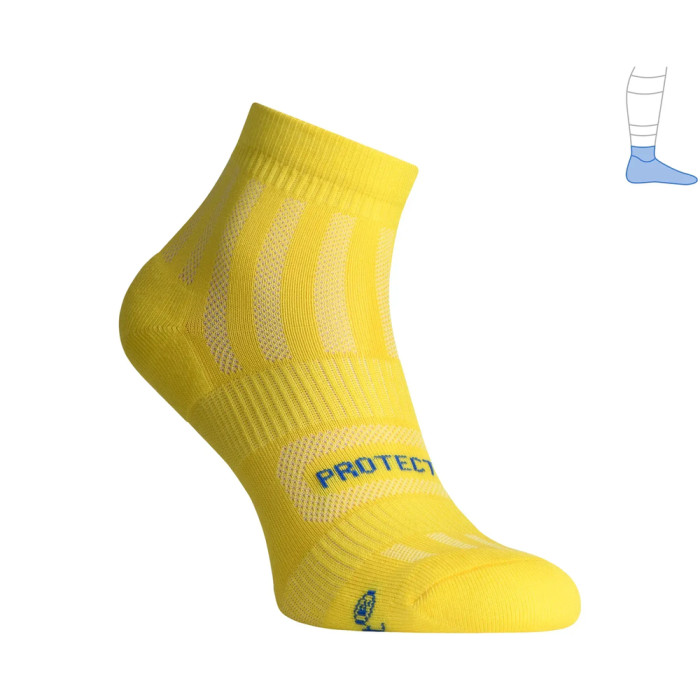 Функциональные носки Protector ShortDry летние желтые M 40-43  