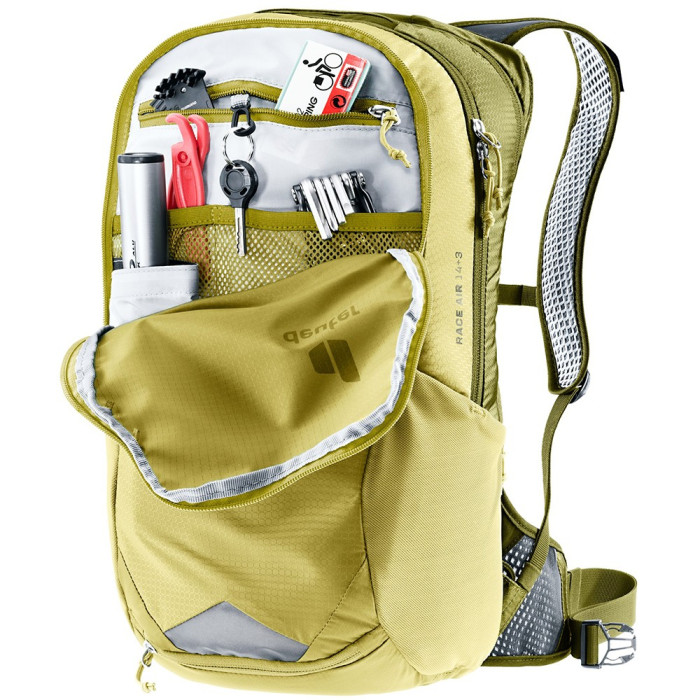 Рюкзак DEUTER Race Air 14+3 цвет 1206 linden-cactus  