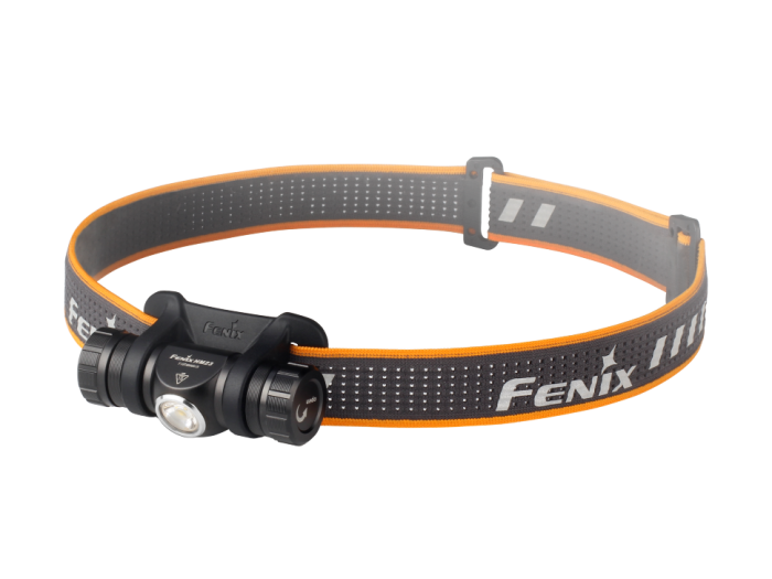Фонарь налобный Fenix ​​HM23 (Открытая упаковка/отсутствует батарейка АА)  