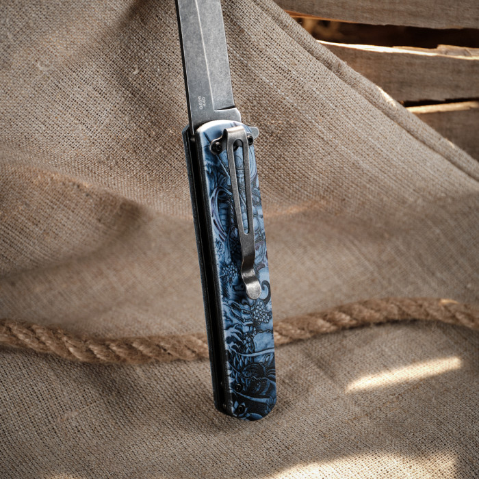 Нож складной Ganzo G626-GS серый самурай  