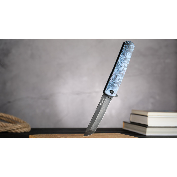 Нож складной Ganzo G626-GS серый самурай  