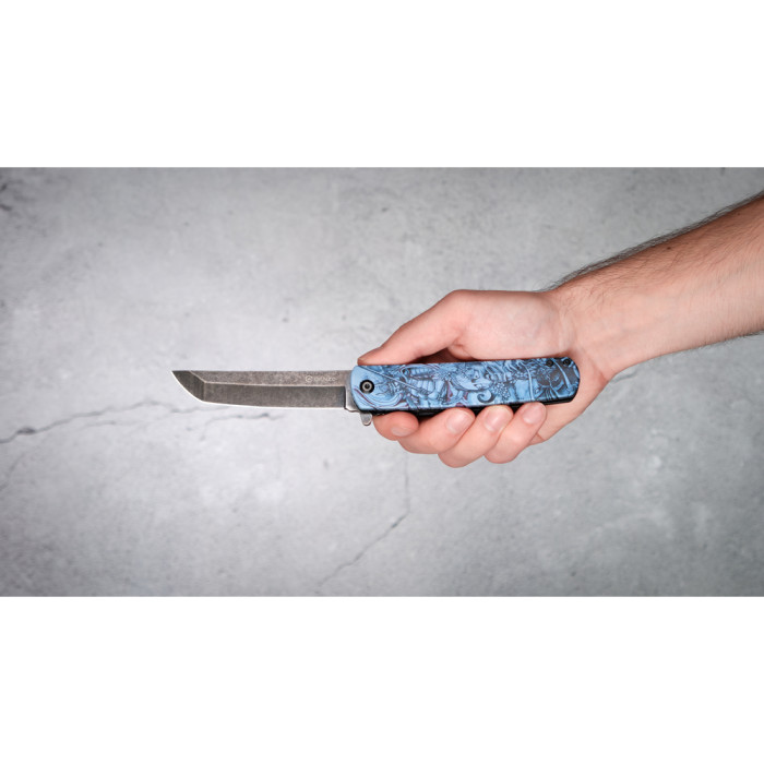 Нож складной Ganzo G626-GS серый самурай  