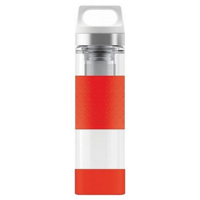 Фляга SIGG H&amp;C Glass WMB, 0.4 л (красная)
