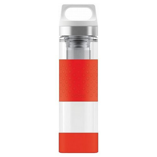 Фляга SIGG H&C Glass WMB, 0.4 л (красная)  