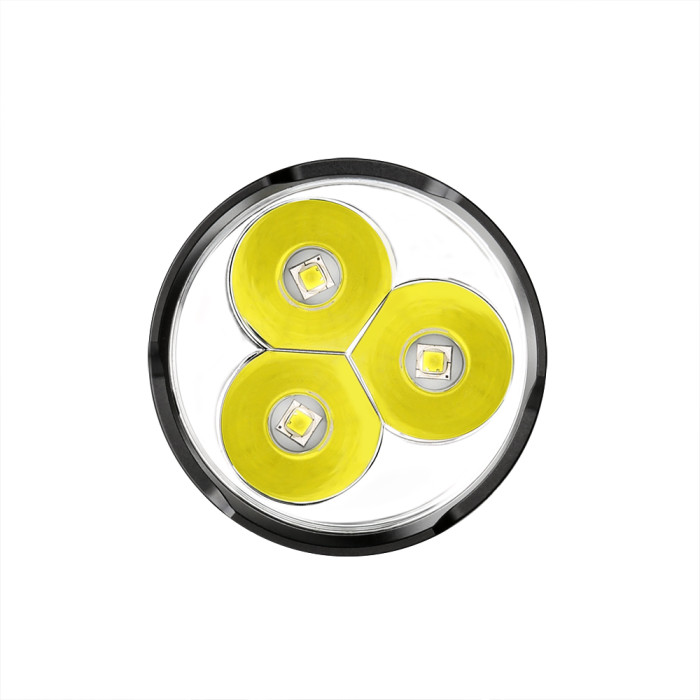 Фонарь TrustFire 3T6 PRO, черный  