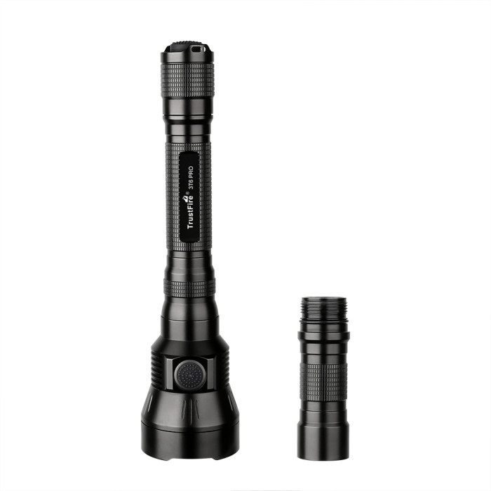 Фонарь TrustFire 3T6 PRO, черный  