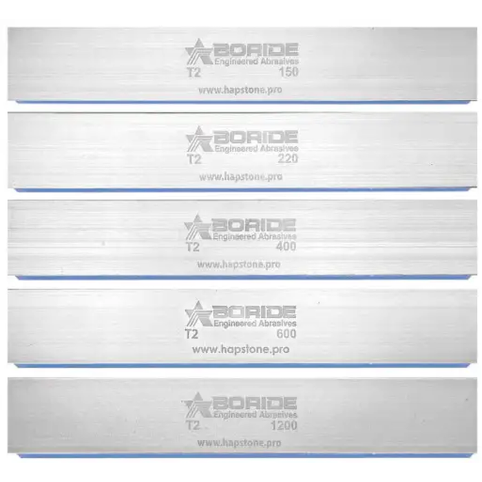 Набор точильных камней Hapstone Boride T2 (150; 220; 400; 600; 1200)  