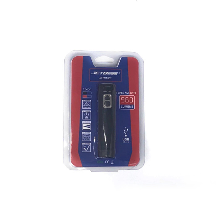 Фонарь велосипедный JetBeam BR10GT (восстановленный/открытая упаковка)  