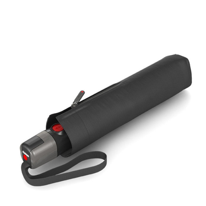 Зонт Knirps T.301 Black Авто/Складной/8спиц /D104x31см  