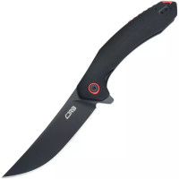 Нож CJRB Gobi Black Blade, AR-RPM9 Steel, черный