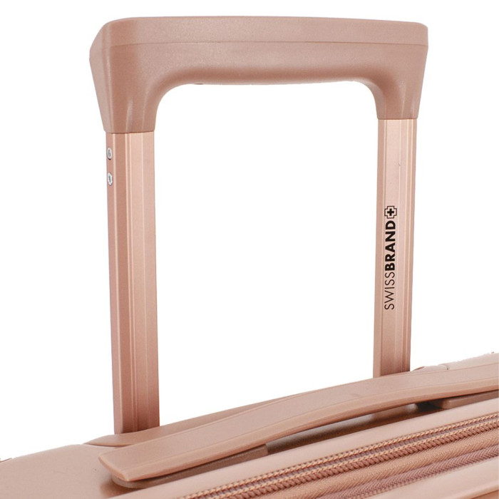 Чемодан Swissbrand Rome (M) Rose Gold (SWB_LHROM003M)  