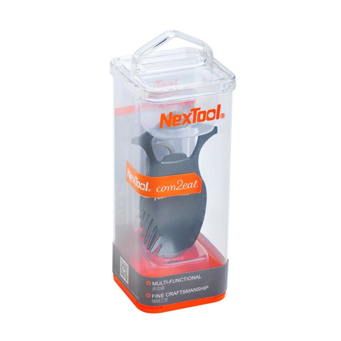 Мультитул NexTool KT5013B Com2eat (74мм, 5 функций), с карабином  
