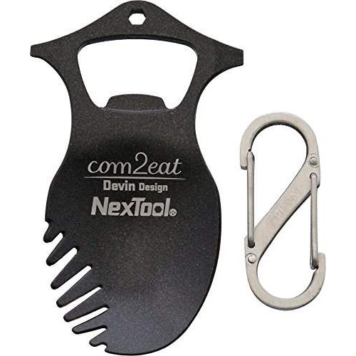 Мультитул NexTool KT5013B Com2eat (74мм, 5 функций), с карабином  