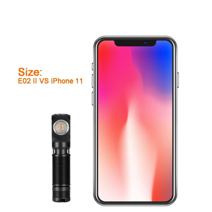 Фонарь Manker E02 II 420 lm SST20 neutral, AAA/10440, черный  