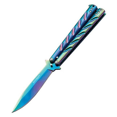 Нож Boker Magnum Balisong Rainbow