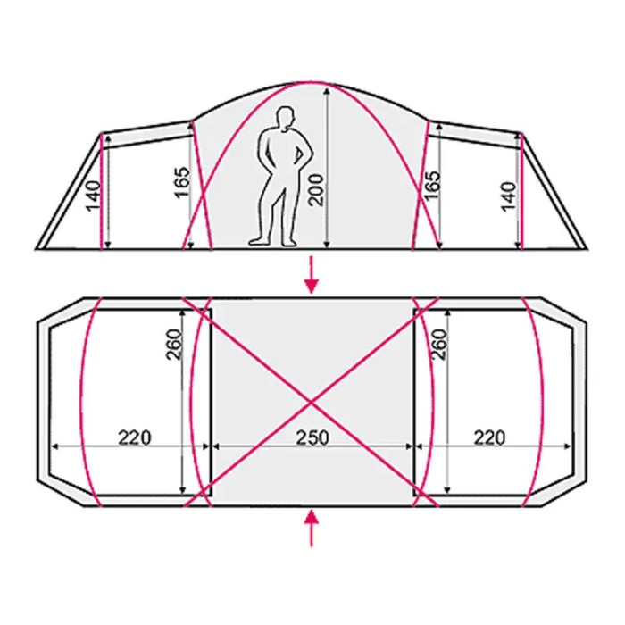 Палатка Terra Incognita Grand 8 (песочный)  