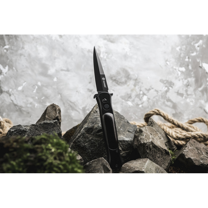 Нож складной Ganzo G707 черный  