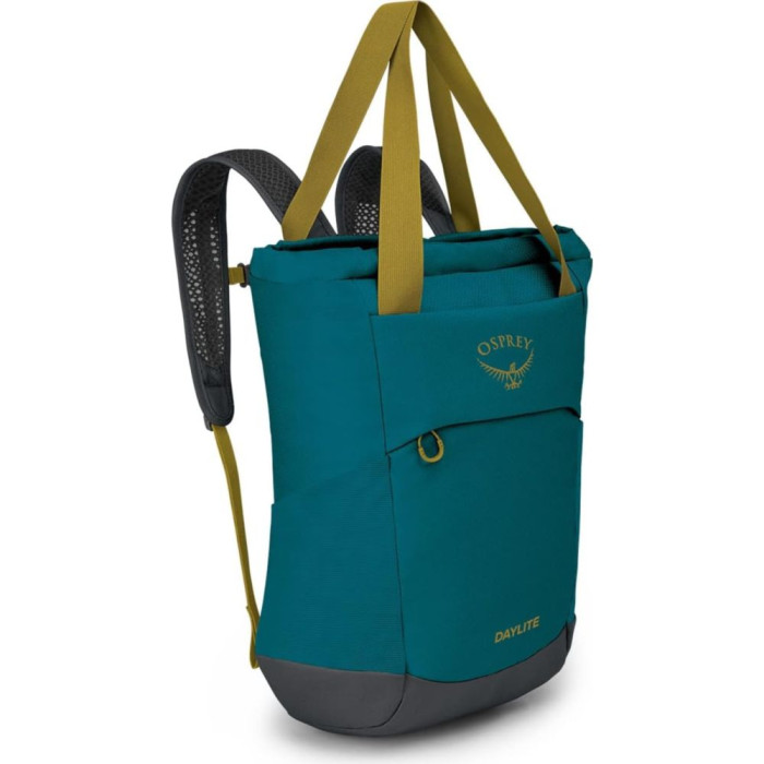 Рюкзак Osprey Daylite Tote Pack deep peyto green/tunnel vision - O/S - бирюзовый 