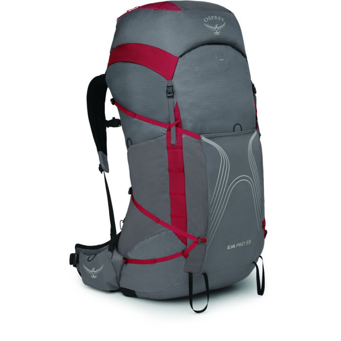 Рюкзак Osprey Eja Pro 55 dale grey/poinsettia red - WM/L - серый  