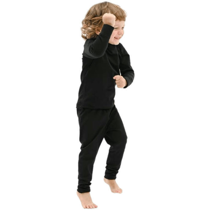 Термоштаны детские Turbat Yeti Bottom Kids anthracite black - 104 - черный  