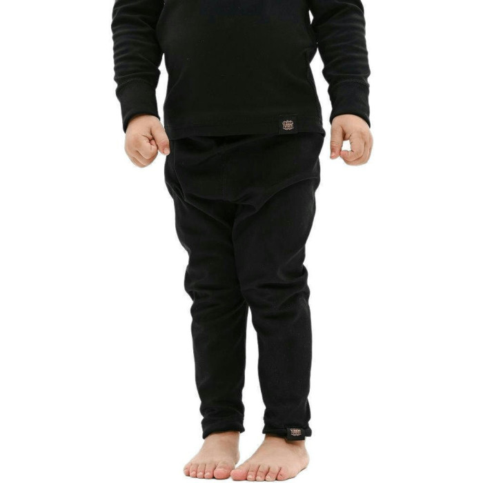 Термоштаны детские Turbat Yeti Bottom Kids anthracite black - 104 - черный  